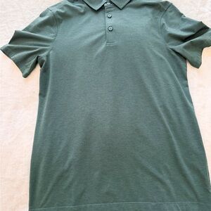 Men's Lululemon Legacy Green Evolution Polo Shirt, Small, fitted